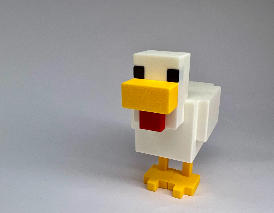 Minecraft Chicken with Hat
